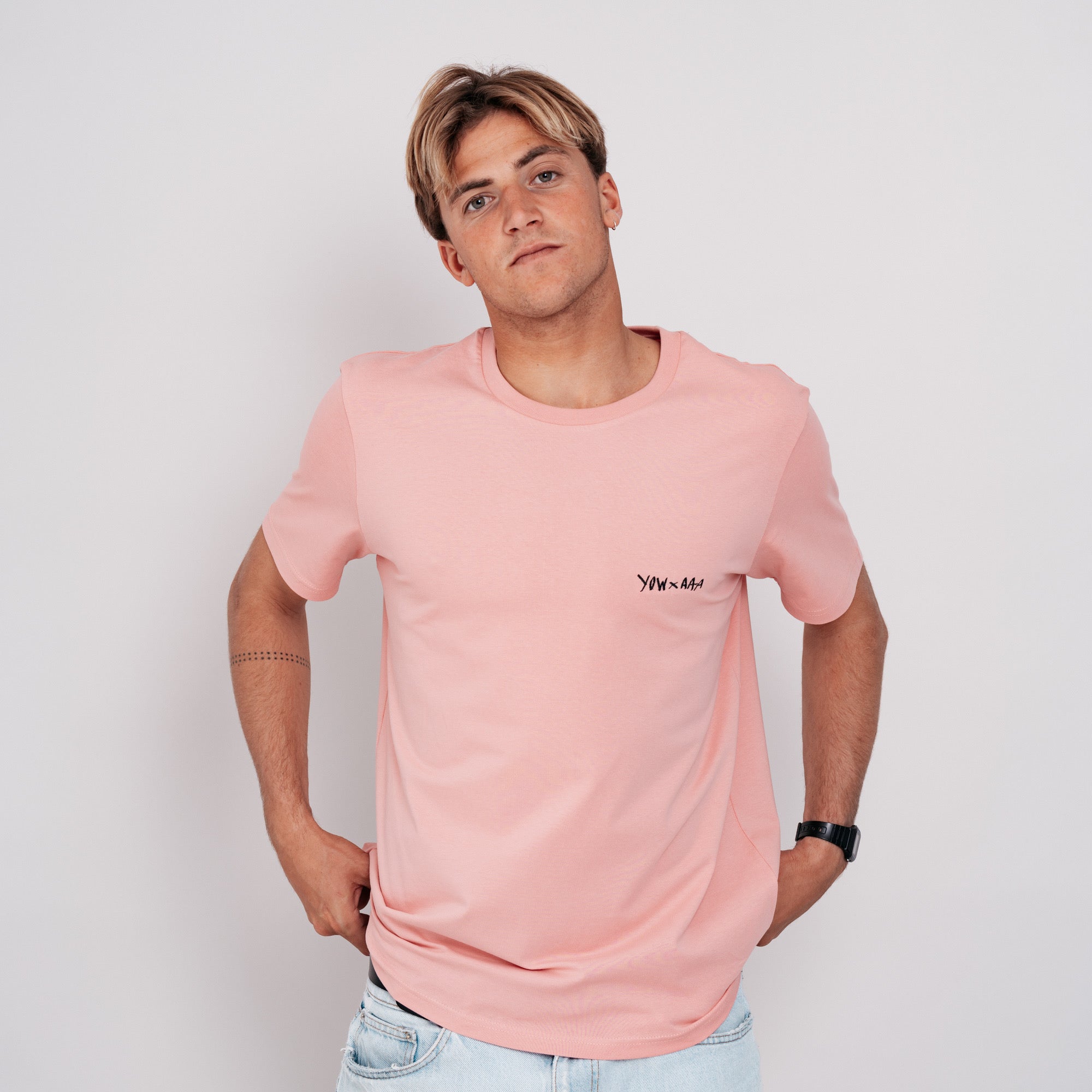 AAA x YOW Tee - Pink