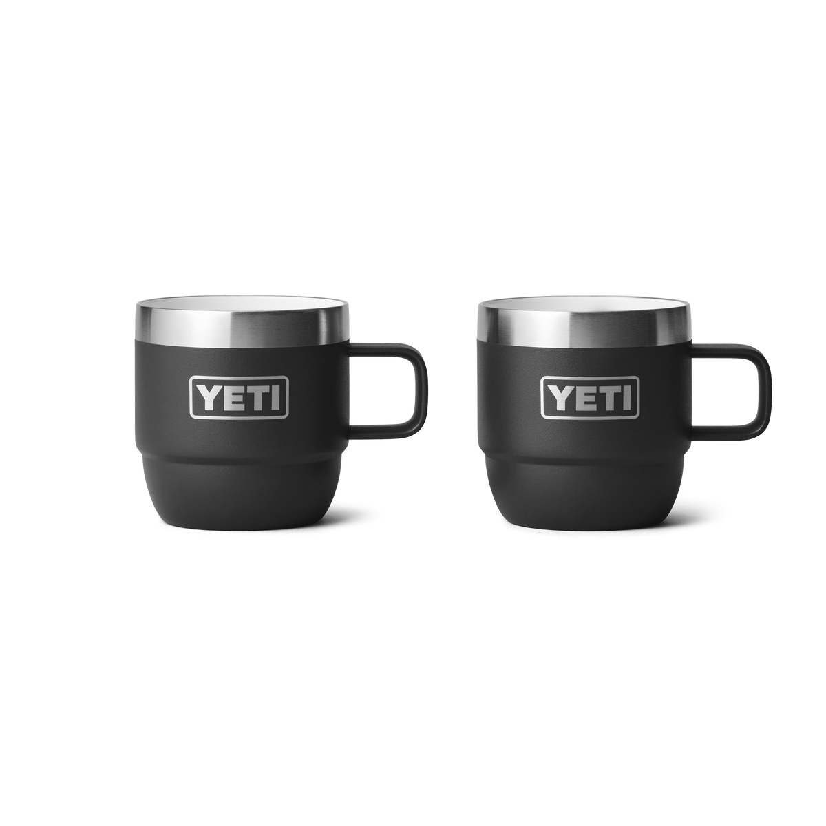 Rambler 6 oz Stackable Mugs (2 pack) - Black