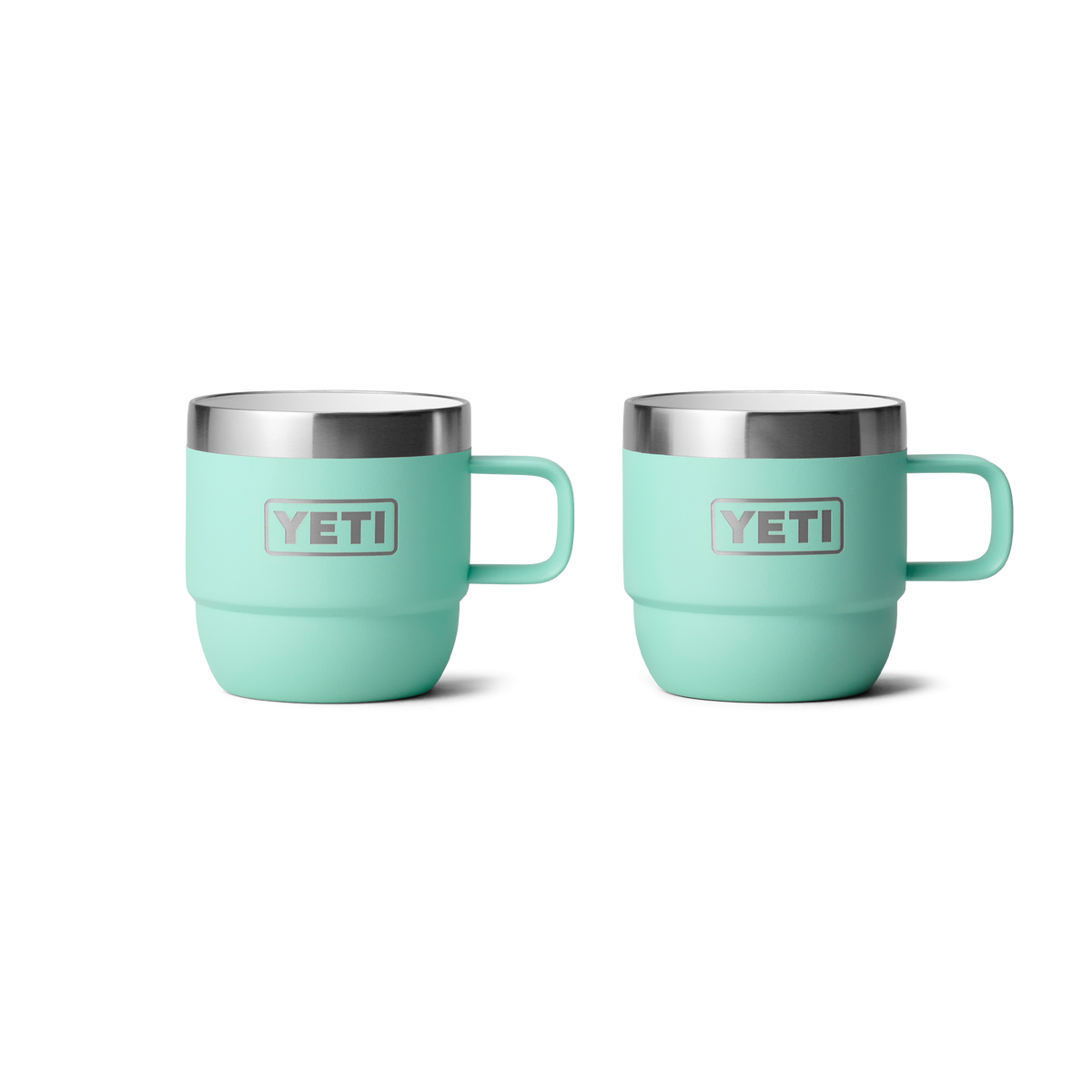 Rambler 6 oz Stackable Mugs (2 pack) - Seafoam