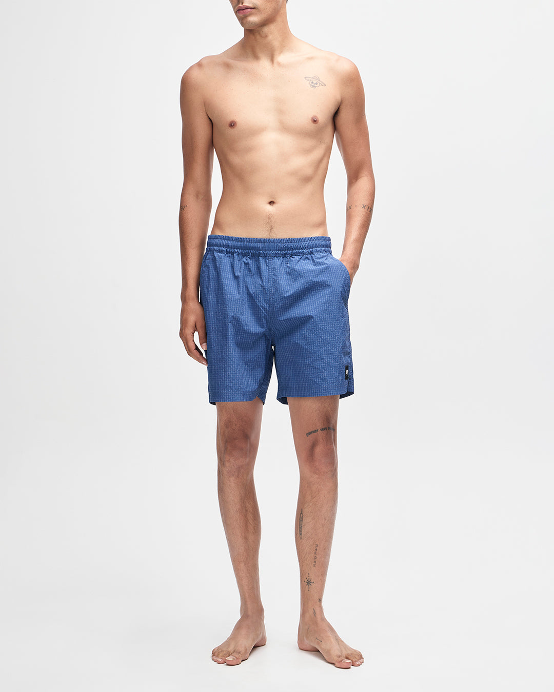 Service Mesh Swim Short - Mechanic Blue