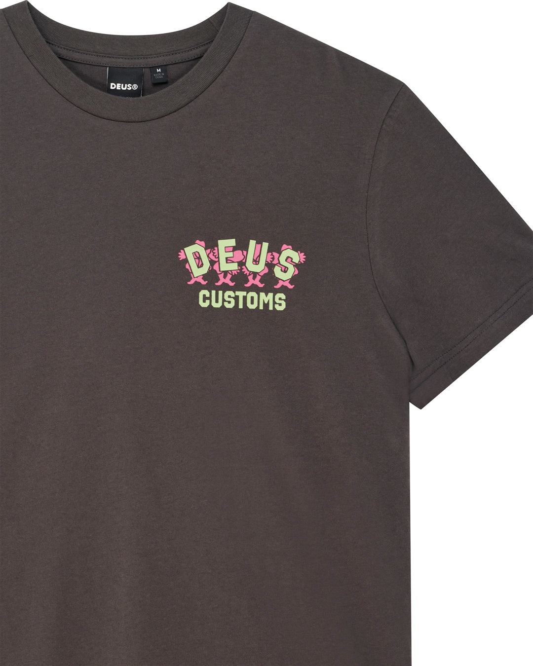 Fancy Pansy Tee - Anthracite