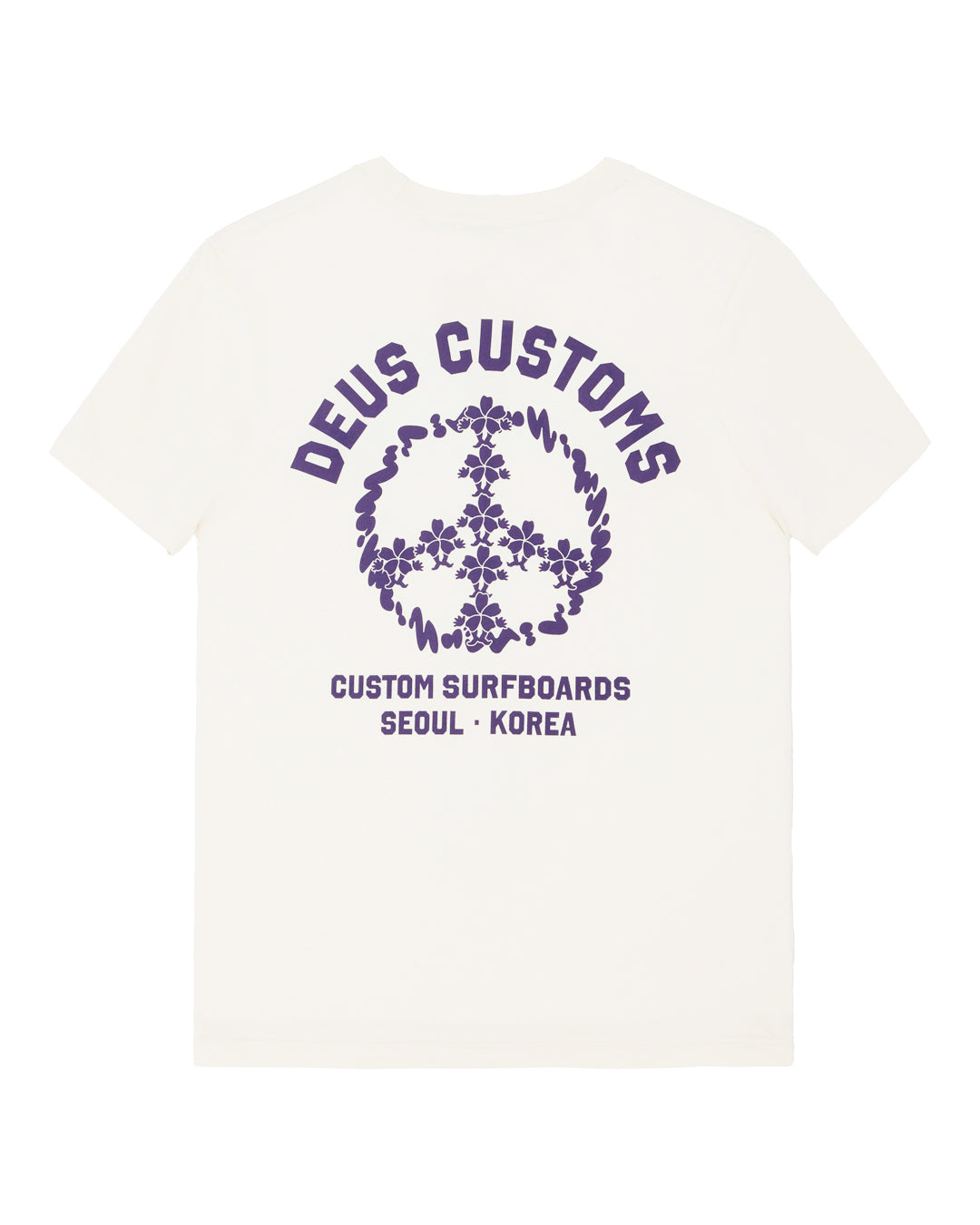 Fancy Pansy Tee - Vintage White