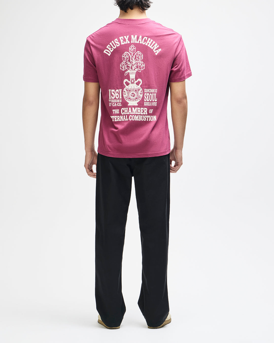 Seoul Ceramic Tee - Burgundy