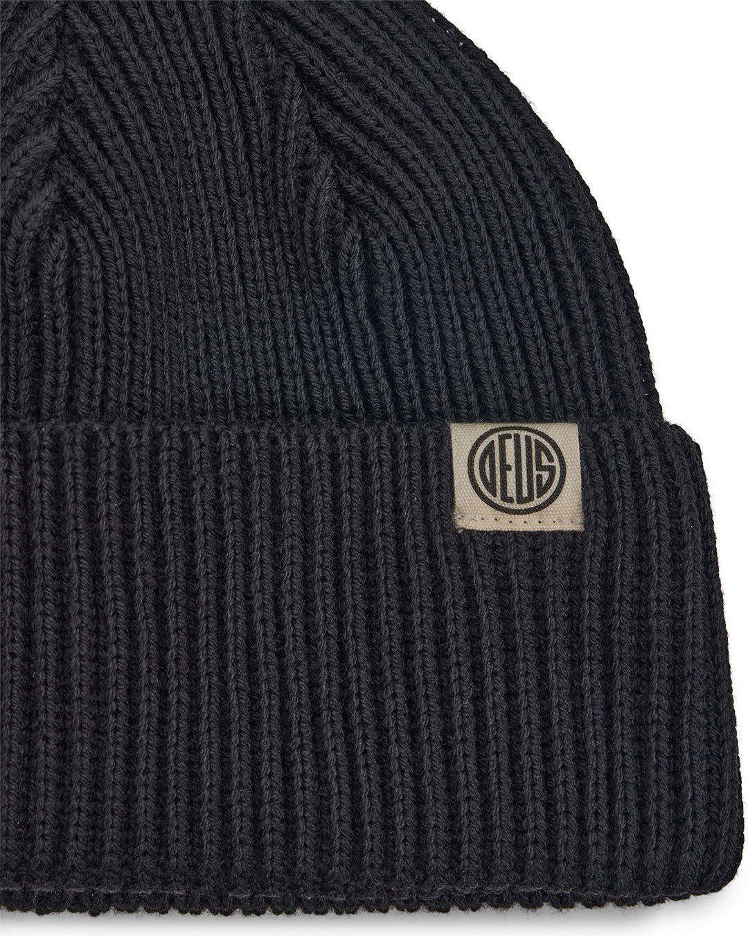 Pill Merino Beanie - Black