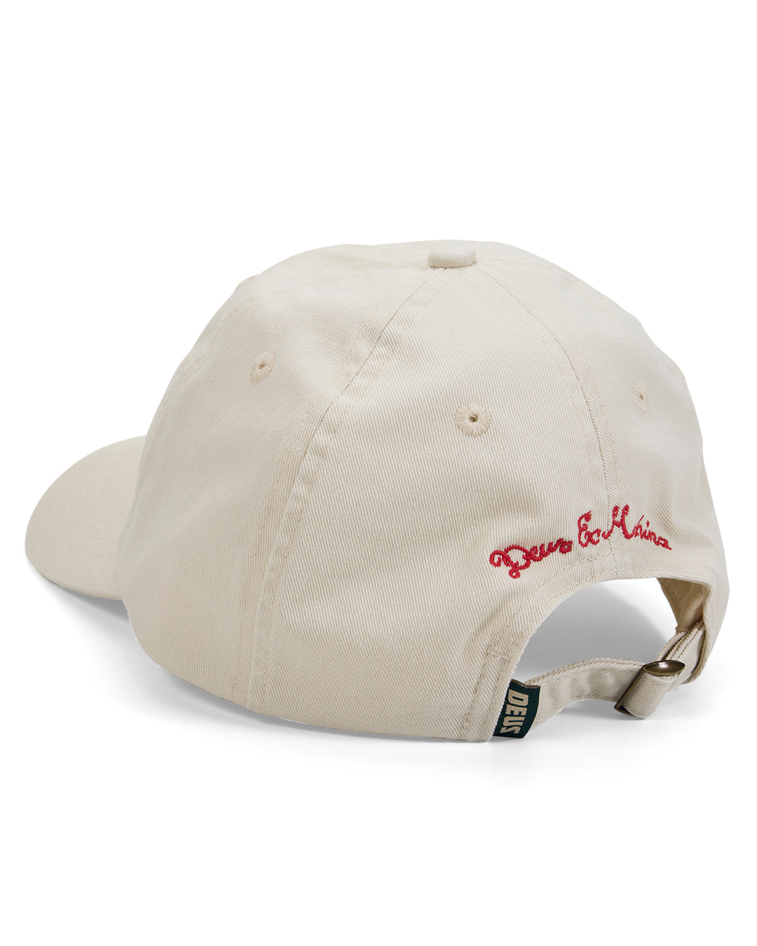 Deep Cut Dad Cap - White
