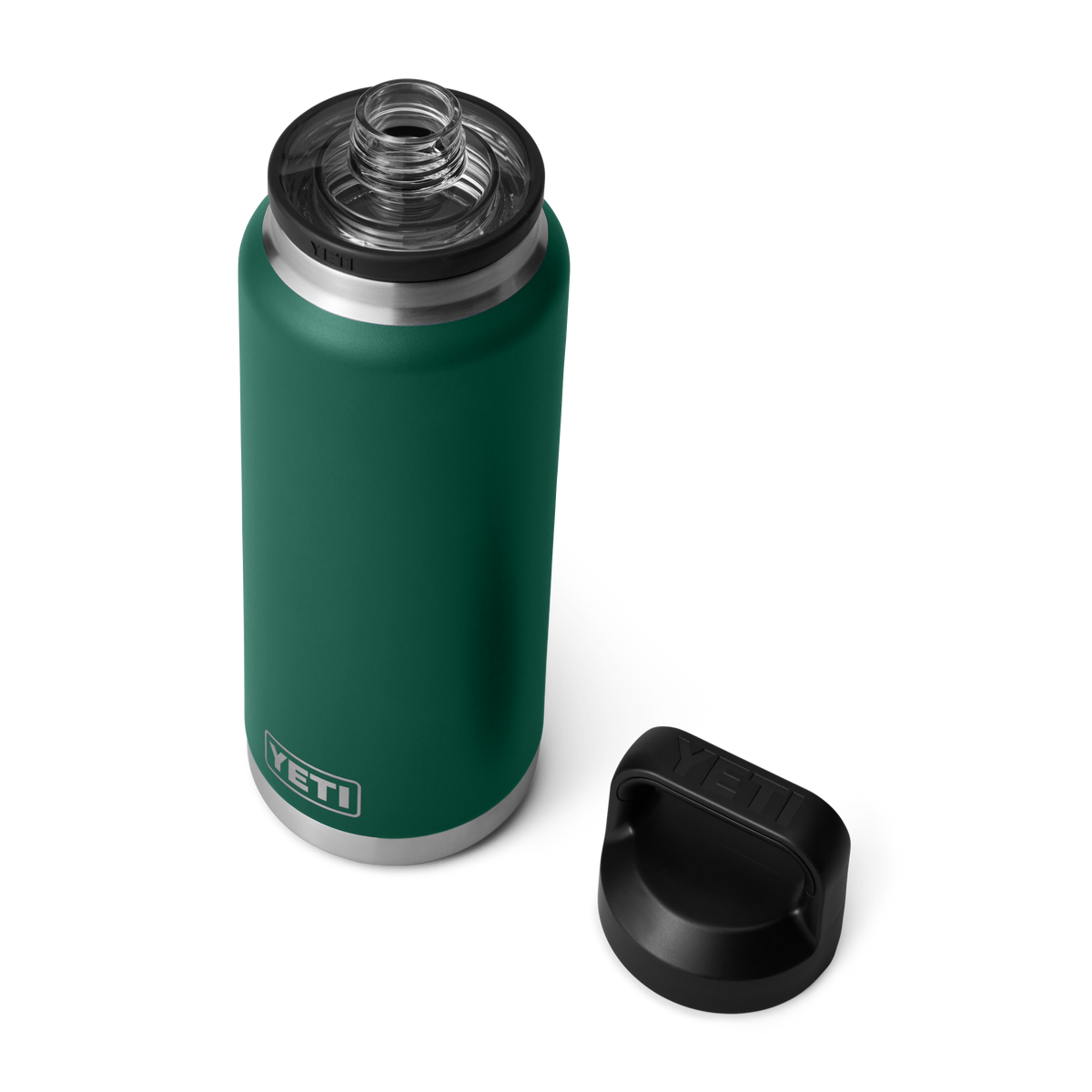 Rambler 36 oz Bottle with Chug Cap - Black Forest Green