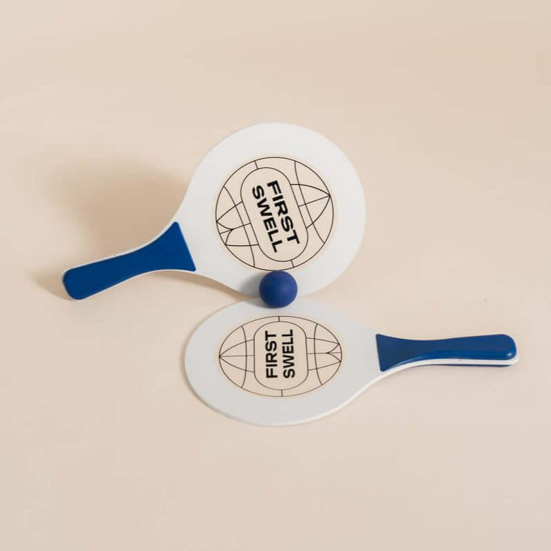 First Swell wood & pet paddles for hot summer days by the beach. Sustainable production.