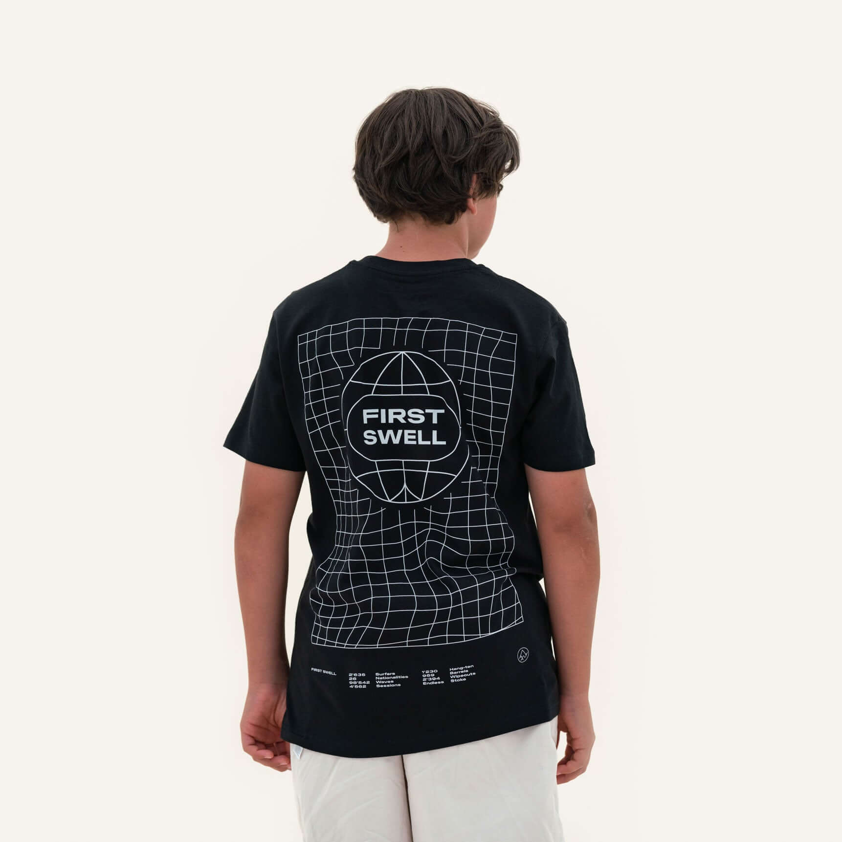 The Grid Tee Black