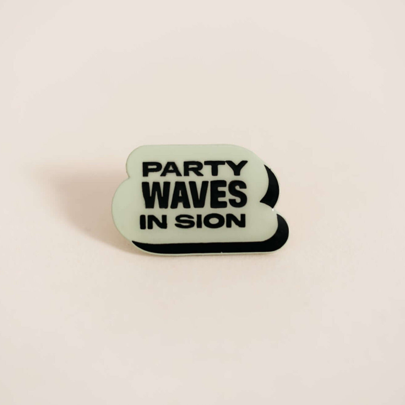 Stylish high-quality metal pin. Embossed with high-gloss epoxy resin coating.