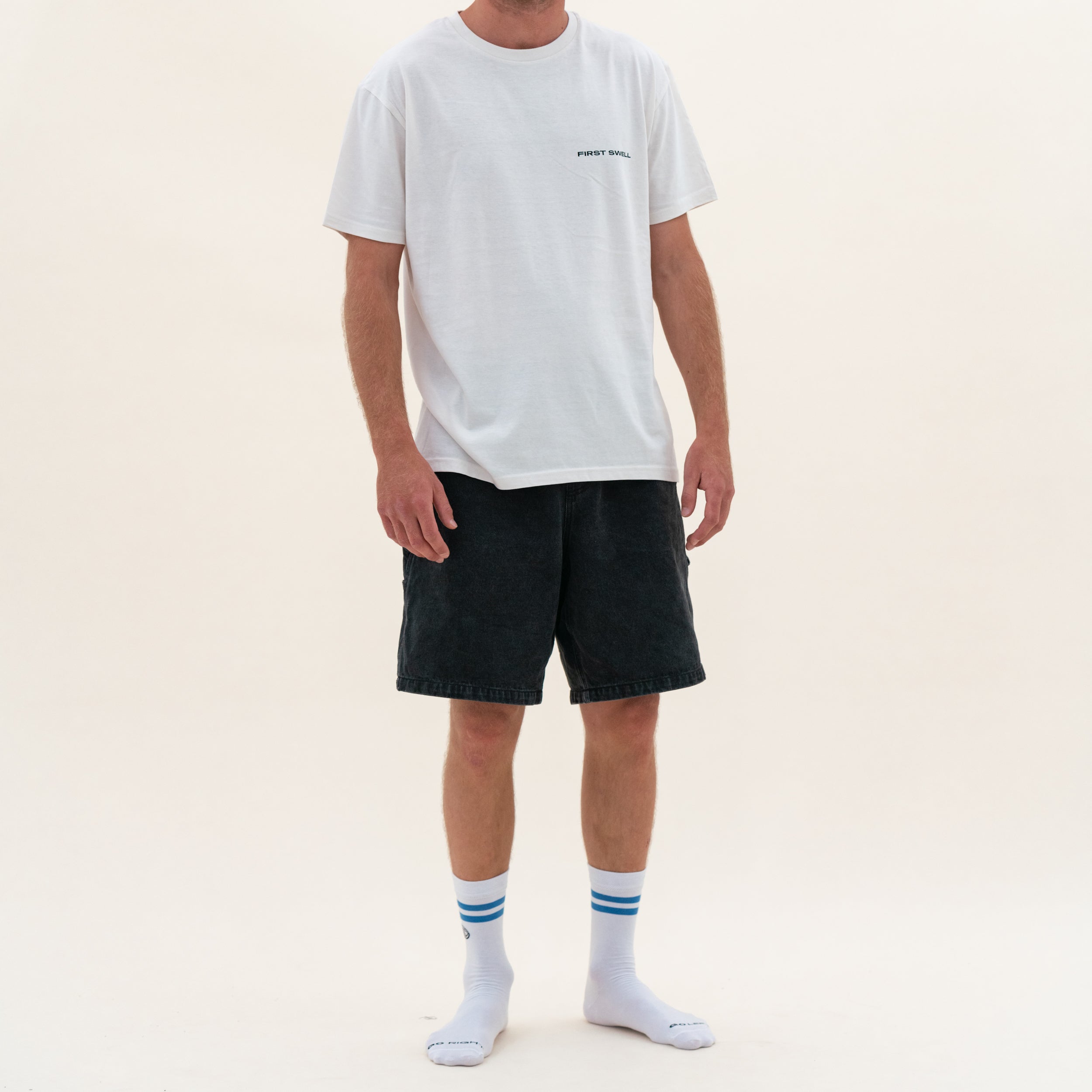 The Grid Tee White