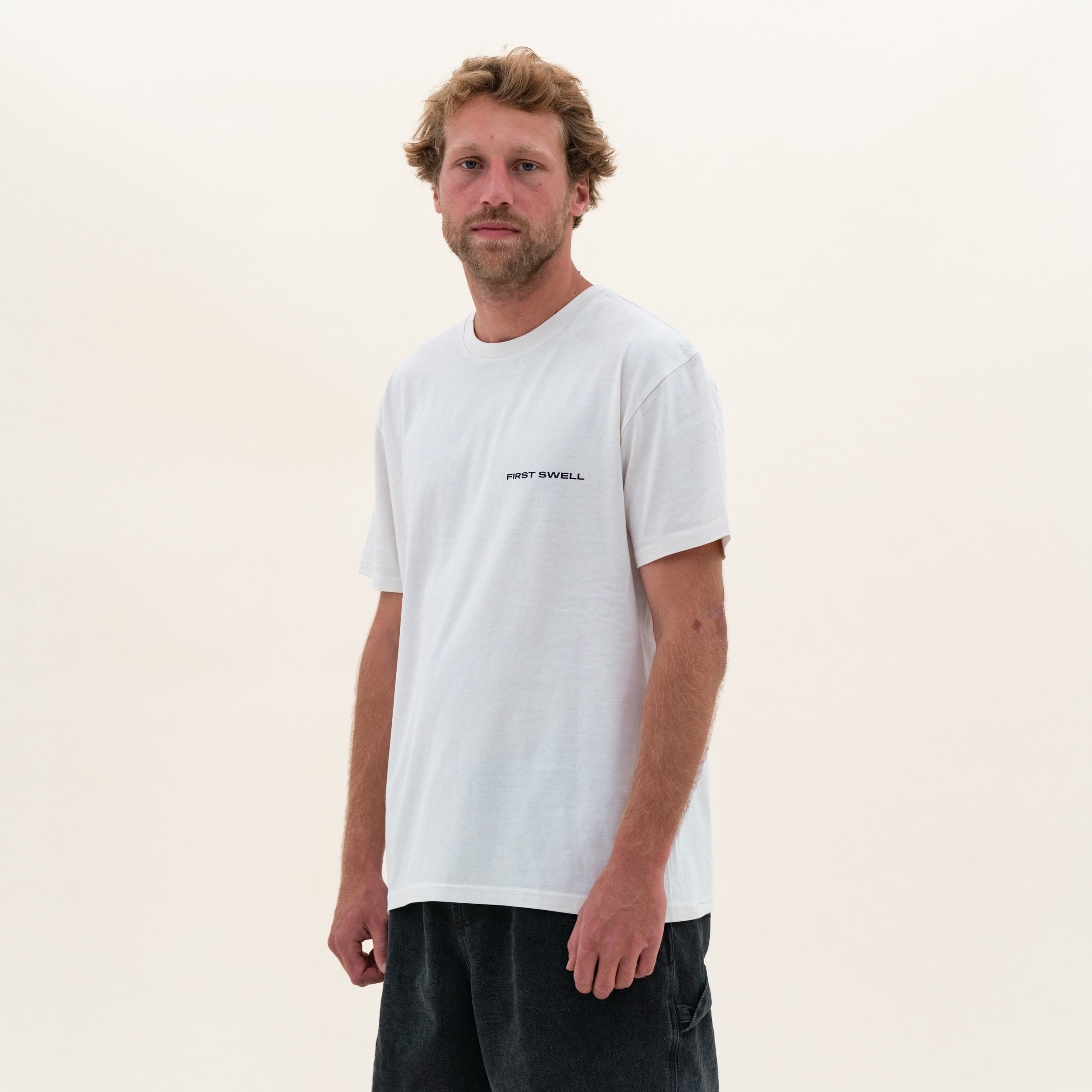 The Grid Tee White