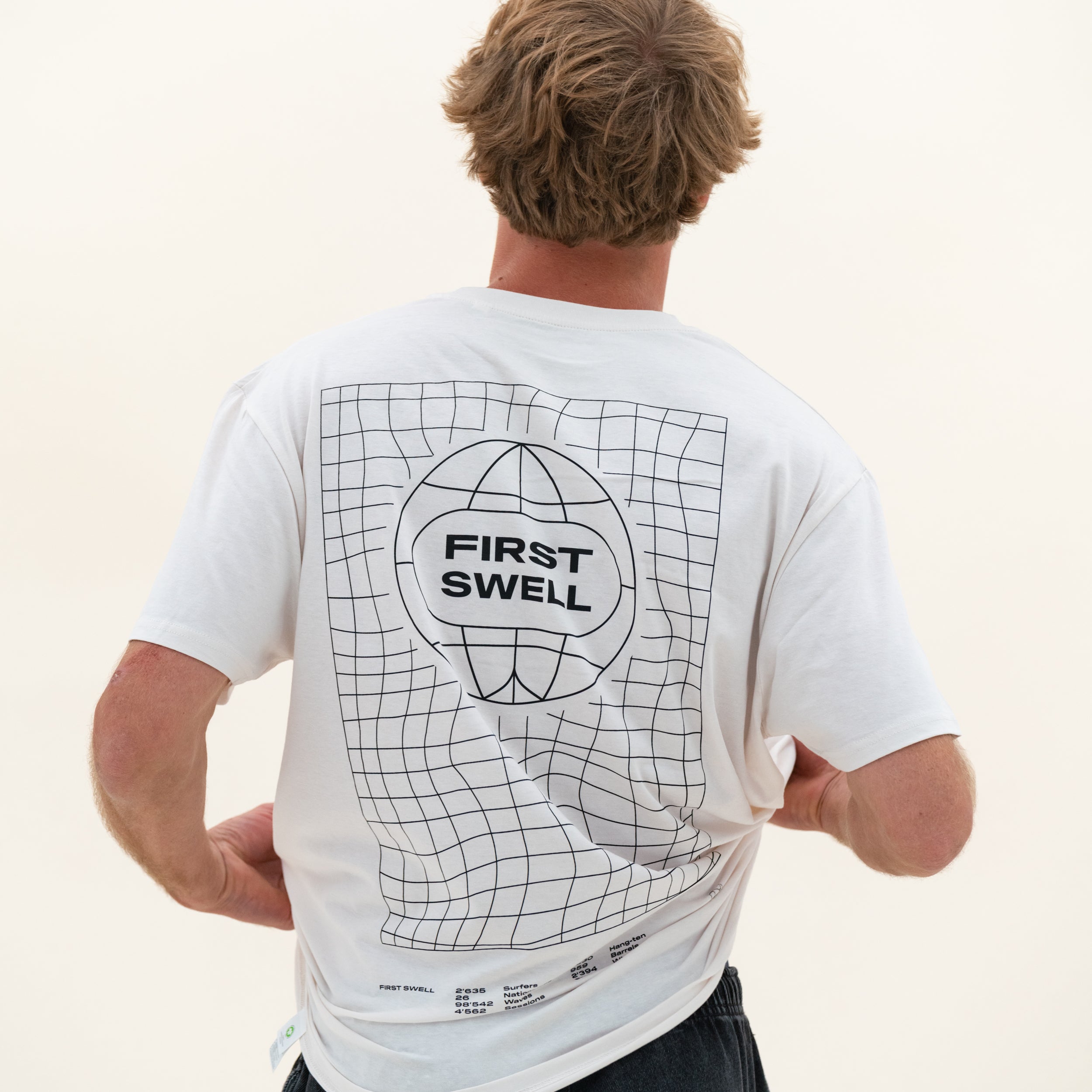 The Grid Tee White