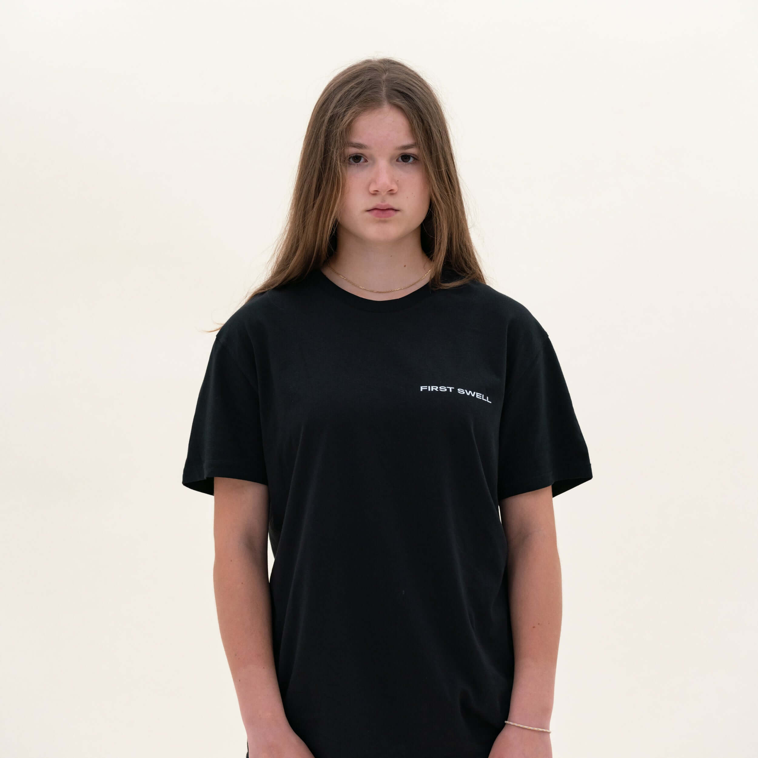 The Grid Tee Black