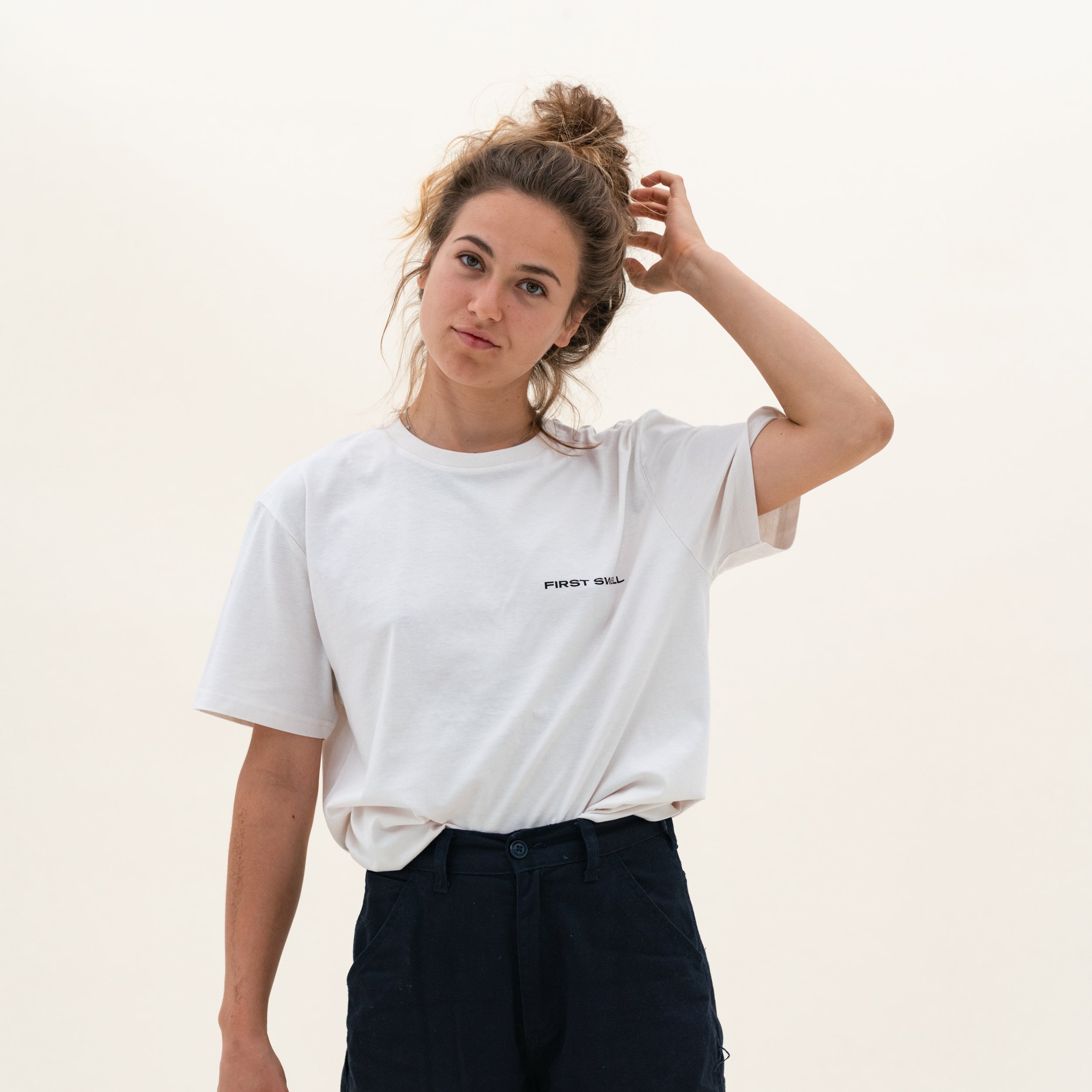 The Grid Tee White