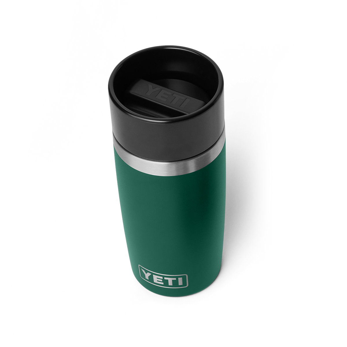 Rambler 12 oz Travel Bottle - Black Forest Green