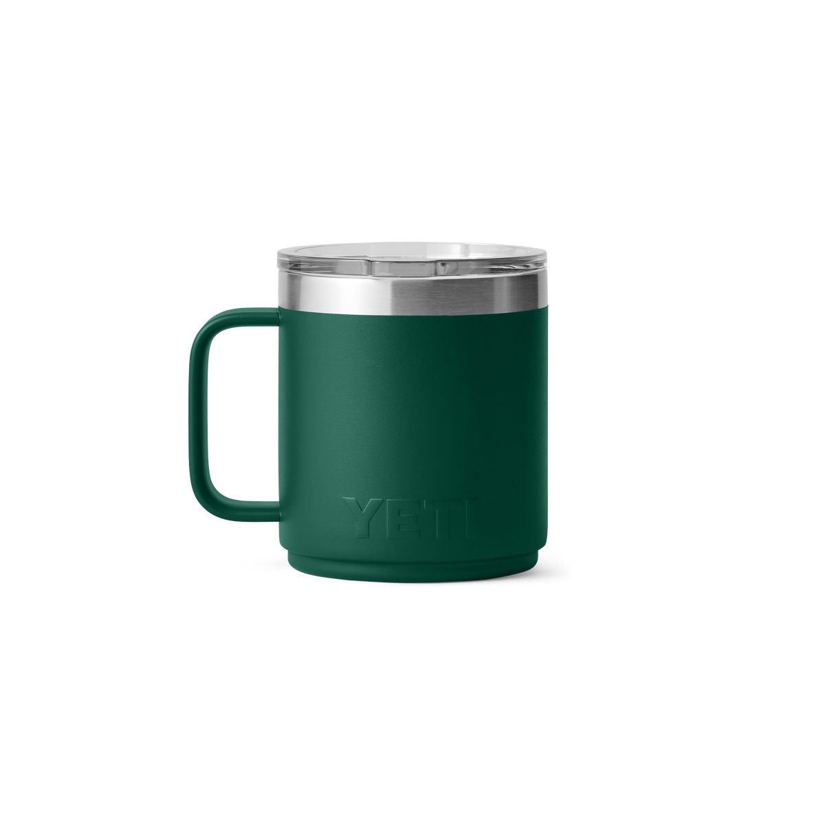 Rambler 10 oz Stackable Mug - Black Forest Green