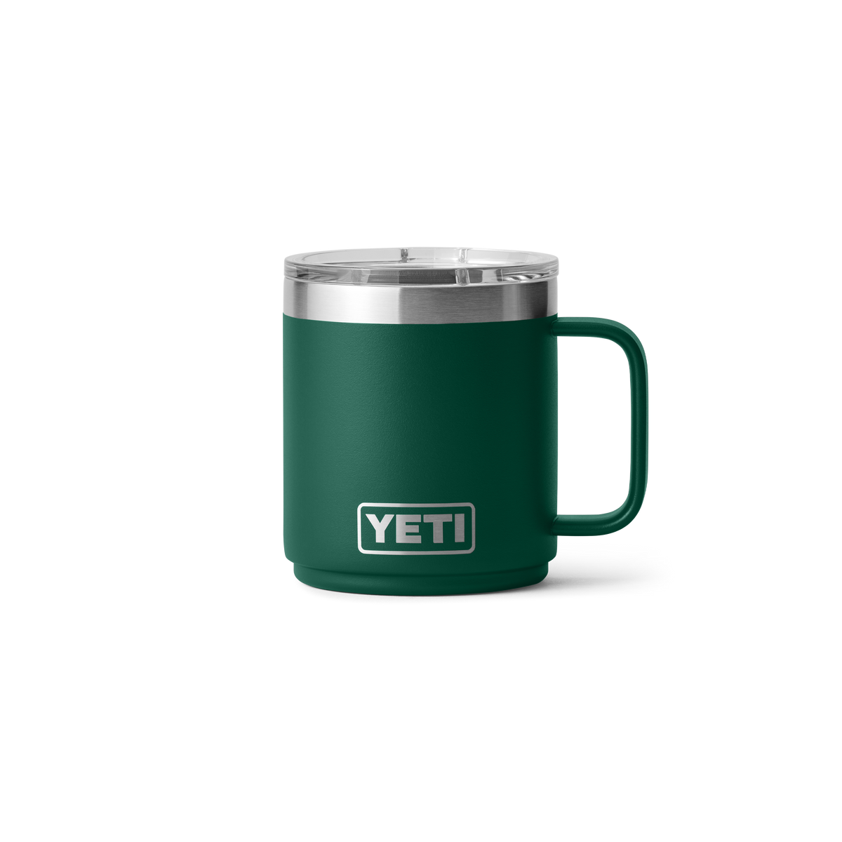 Rambler 10 oz Stackable Mug - Black Forest Green