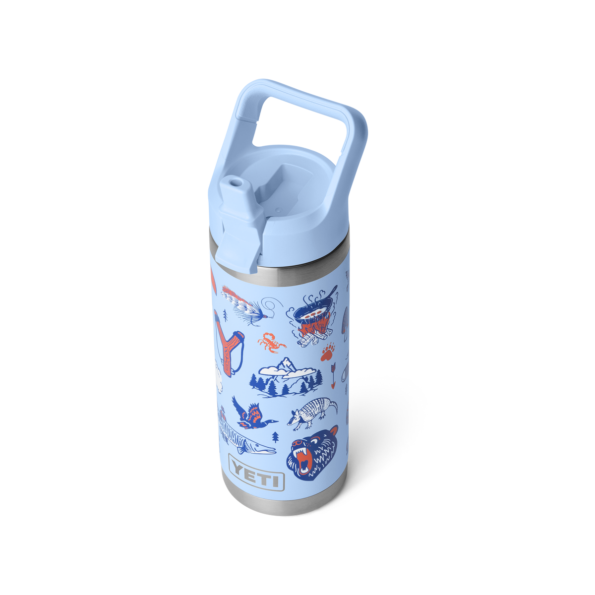 Rambler 18 oz Bottle with Straw Cap - Big Sky Summer Camp