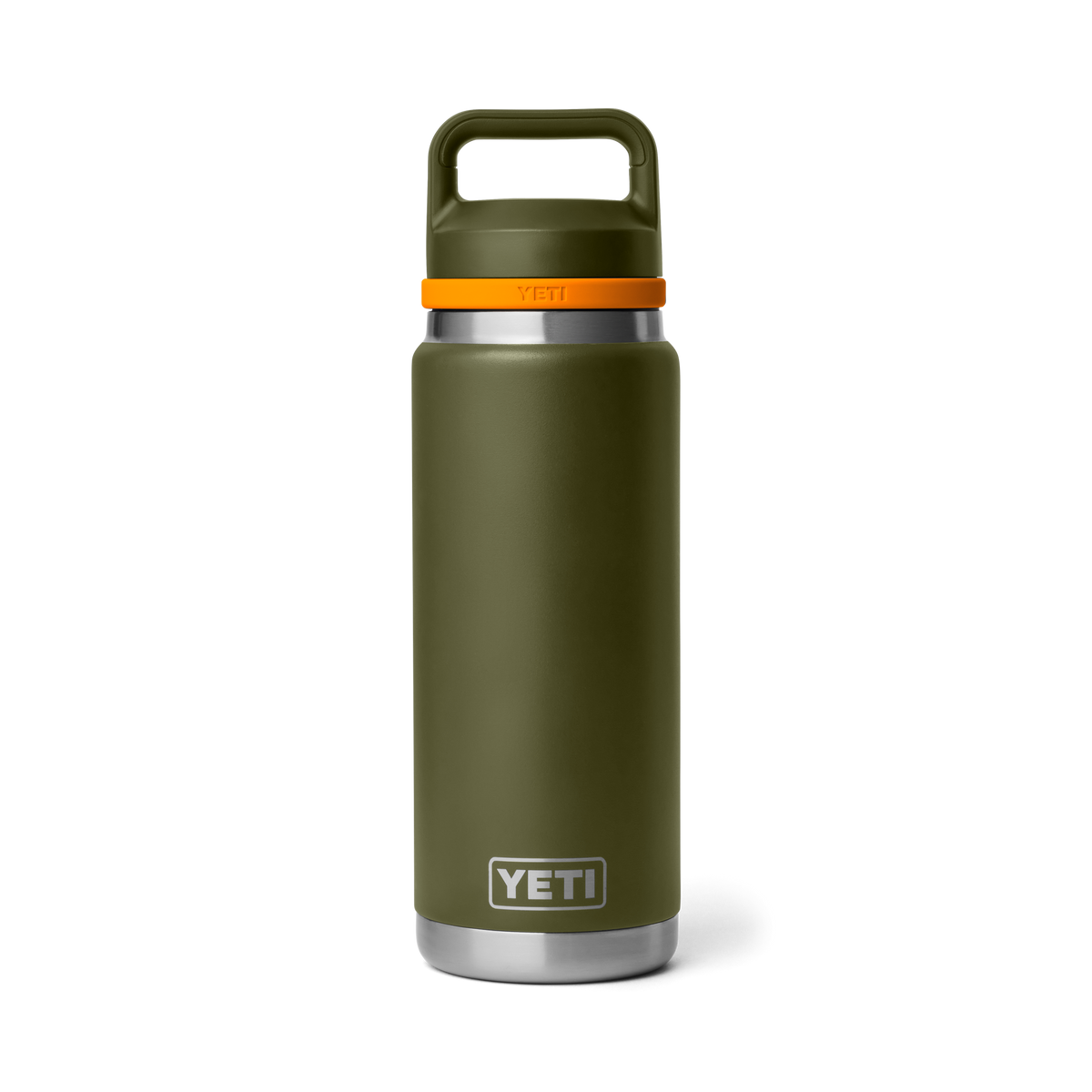 Rambler 26 oz Bottle with Chug Cap - Olive/King Crab Orange