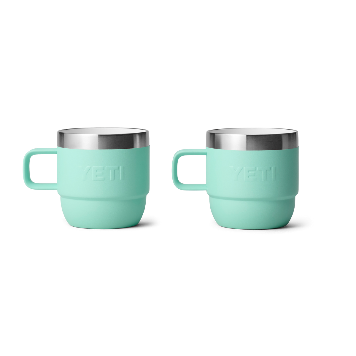 Rambler 6 oz Stackable Mugs (2 pack) - Seafoam