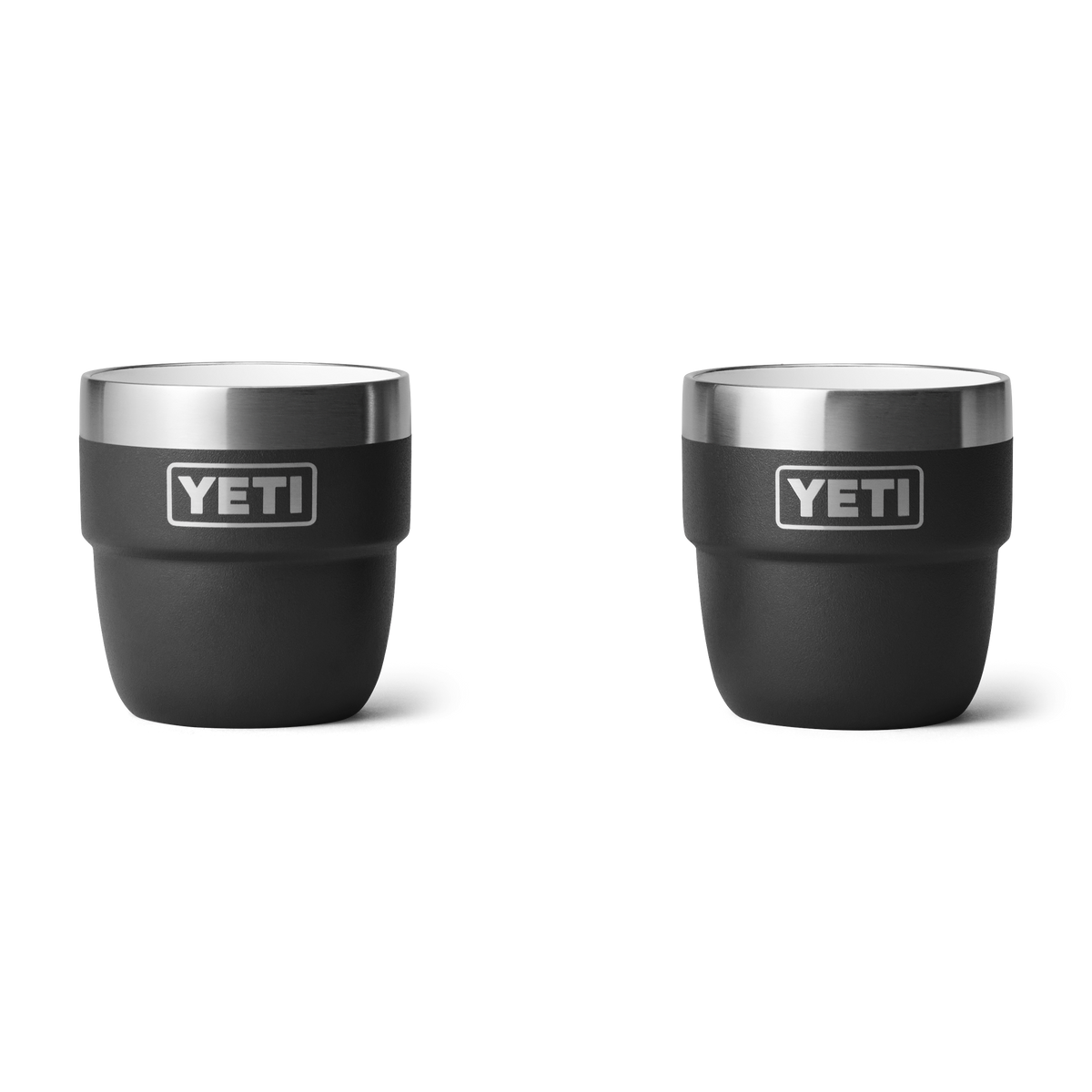 Rambler 4 oz Stackable Cups (2 pack) - Black