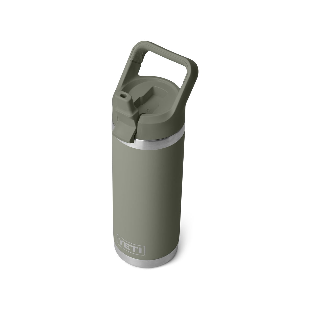 Rambler 18 oz Bottle with Straw Cap - Pampa Green
