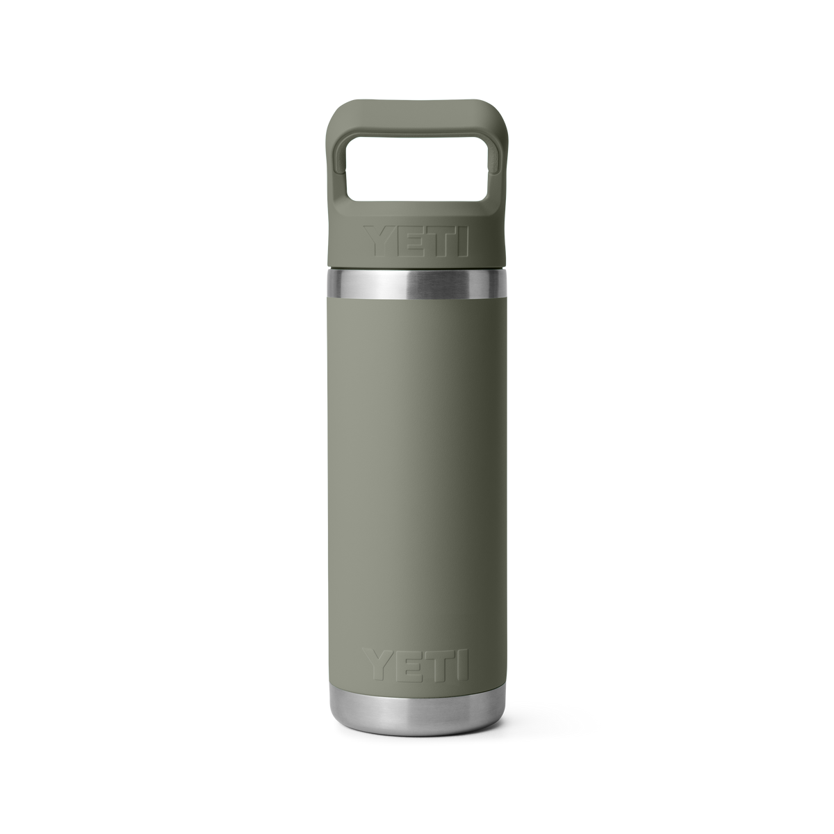 Rambler 18 oz Bottle with Straw Cap - Pampa Green