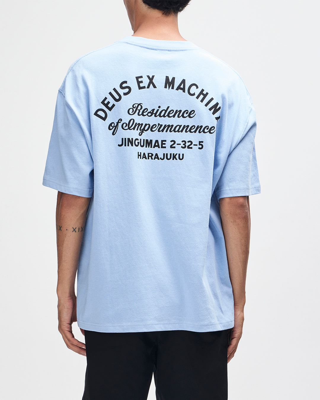 Harajuku Sign Tee - Cerulean Blue
