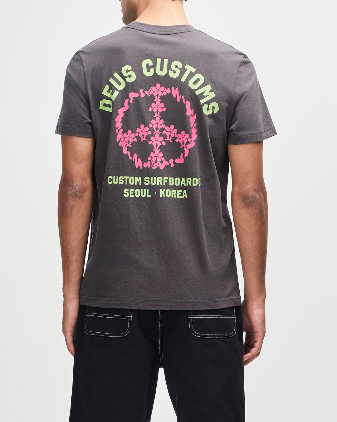 Fancy Pansy Tee - Anthracite