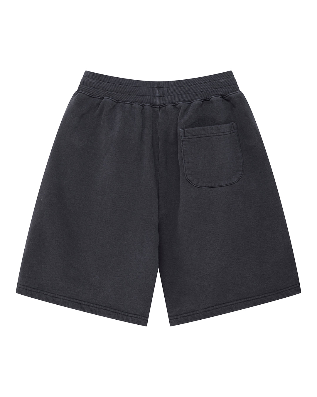 Shield Garment Dyed Track Short - Black