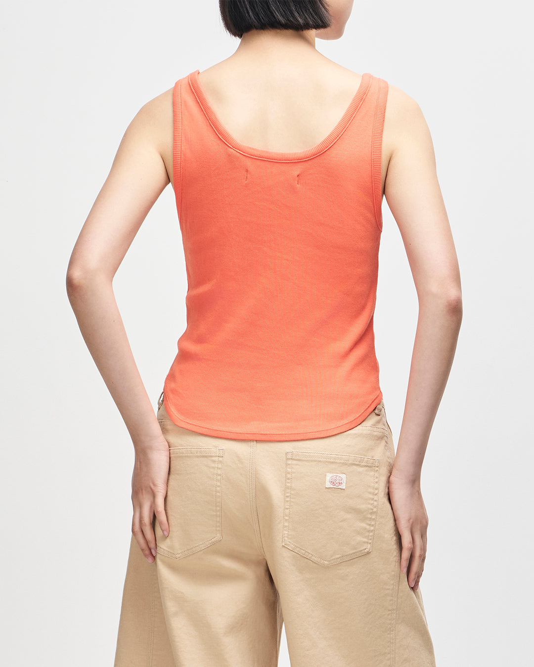 June Shield Tank - Flame Orange