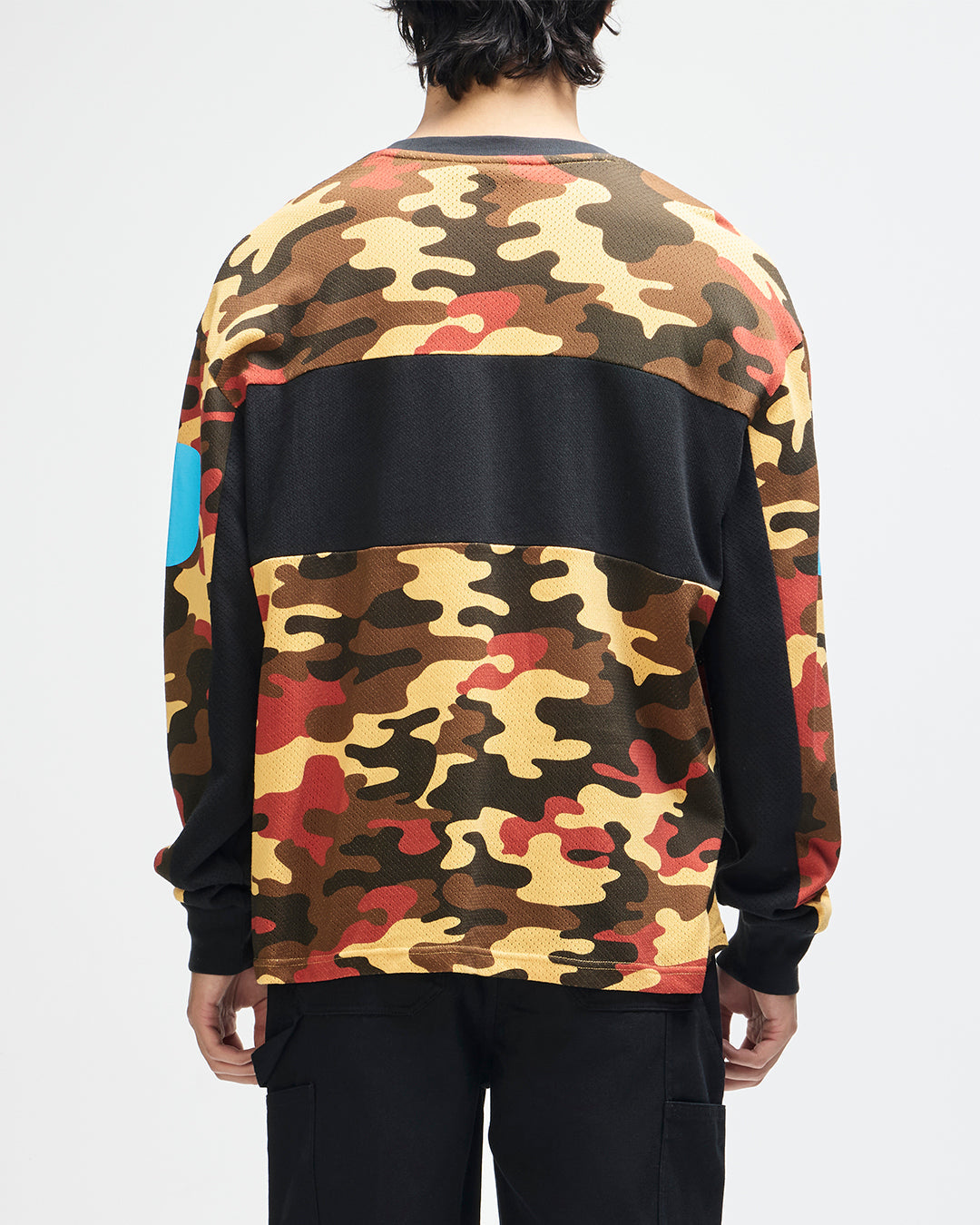 Ombre Moto Jersey - Rust Camo