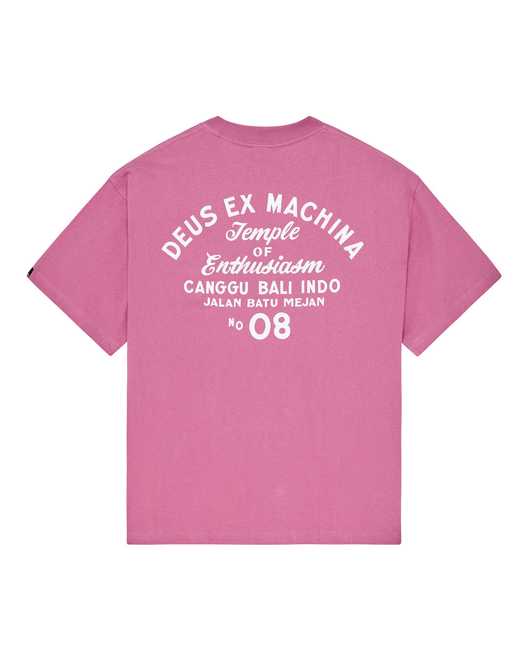 CANGGU SIGN TEE - Red Violet