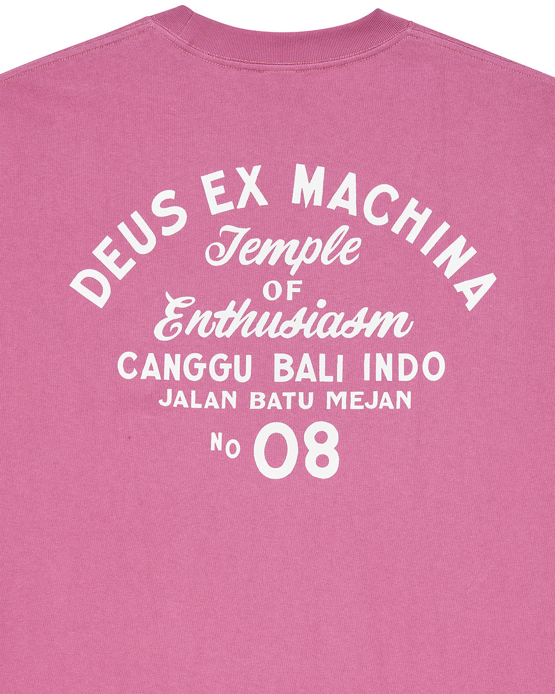 CANGGU SIGN TEE - Red Violet