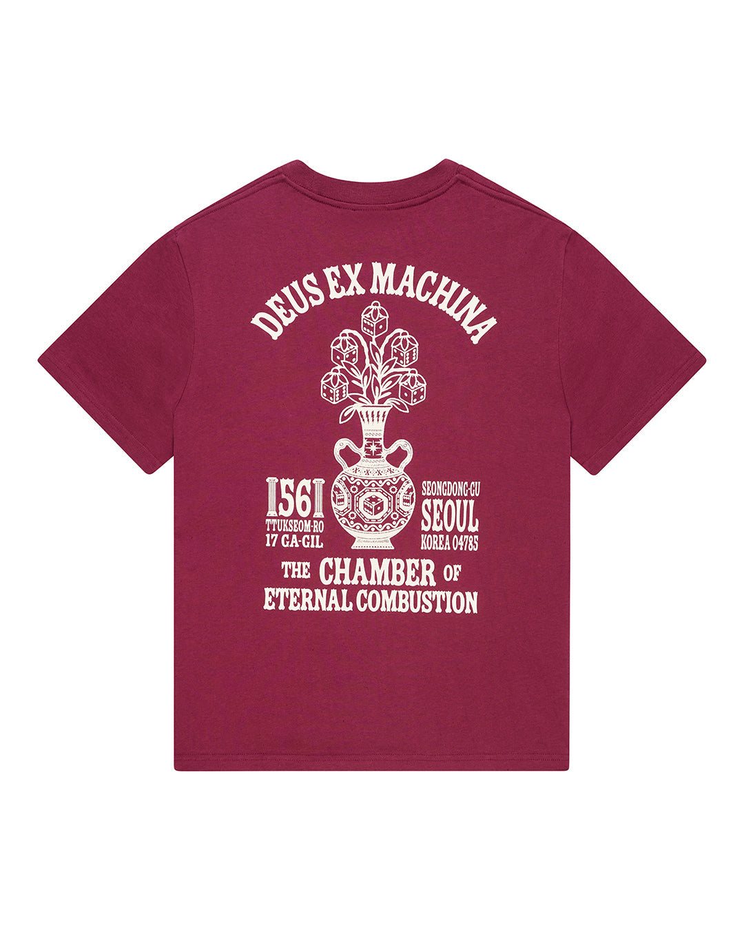 Seoul Ceramic Tee - Burgundy