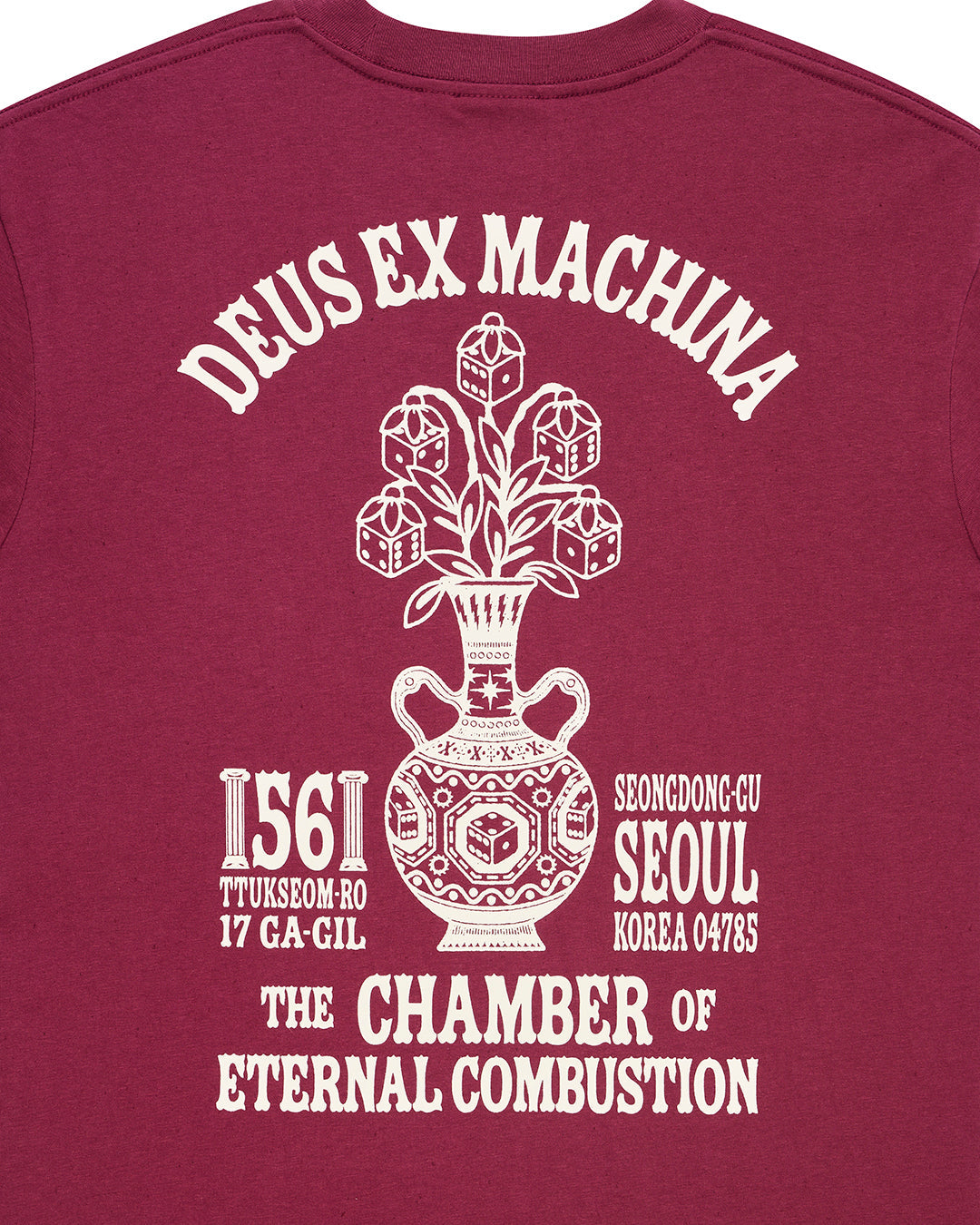 Seoul Ceramic Tee - Burgundy
