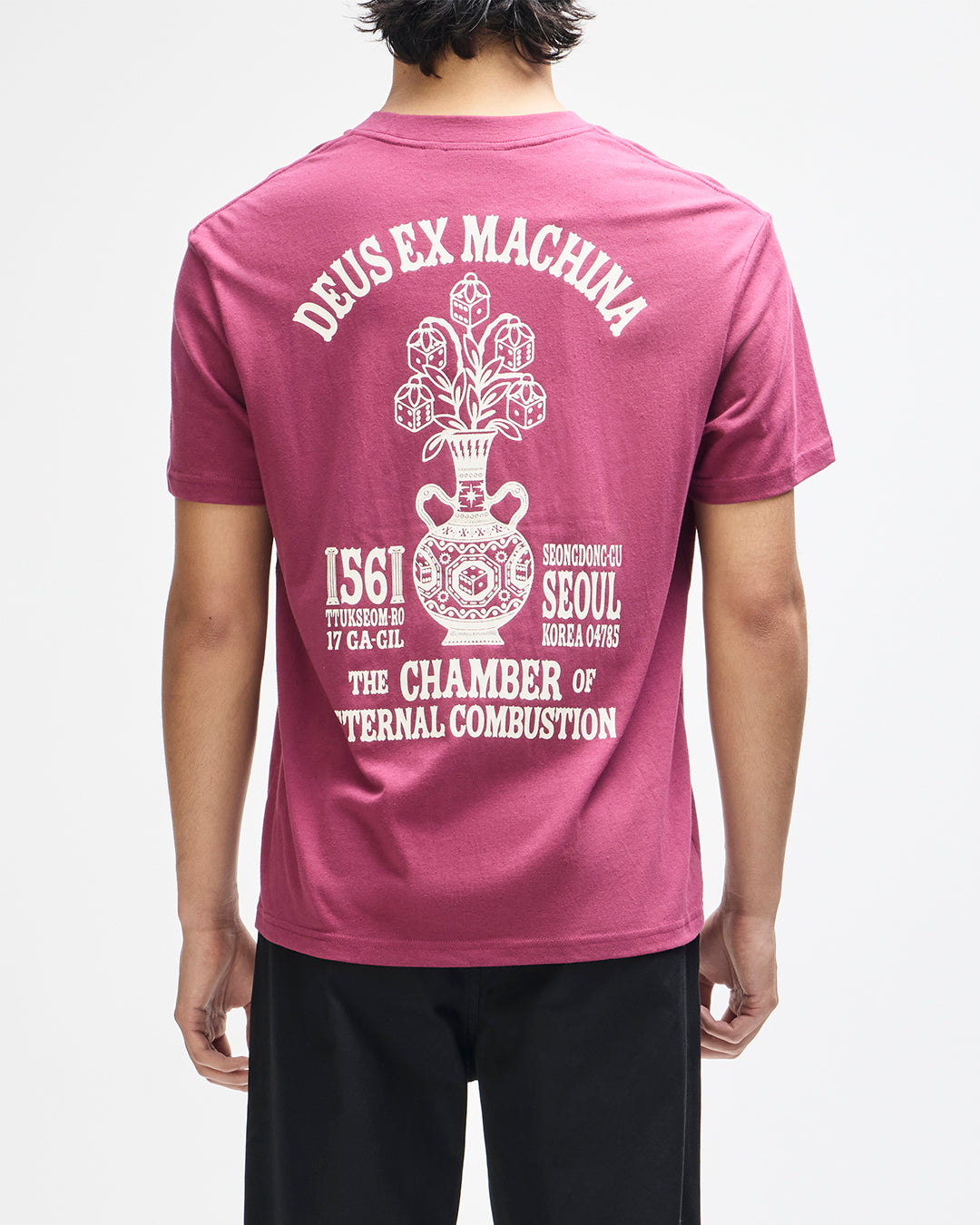 Seoul Ceramic Tee - Burgundy
