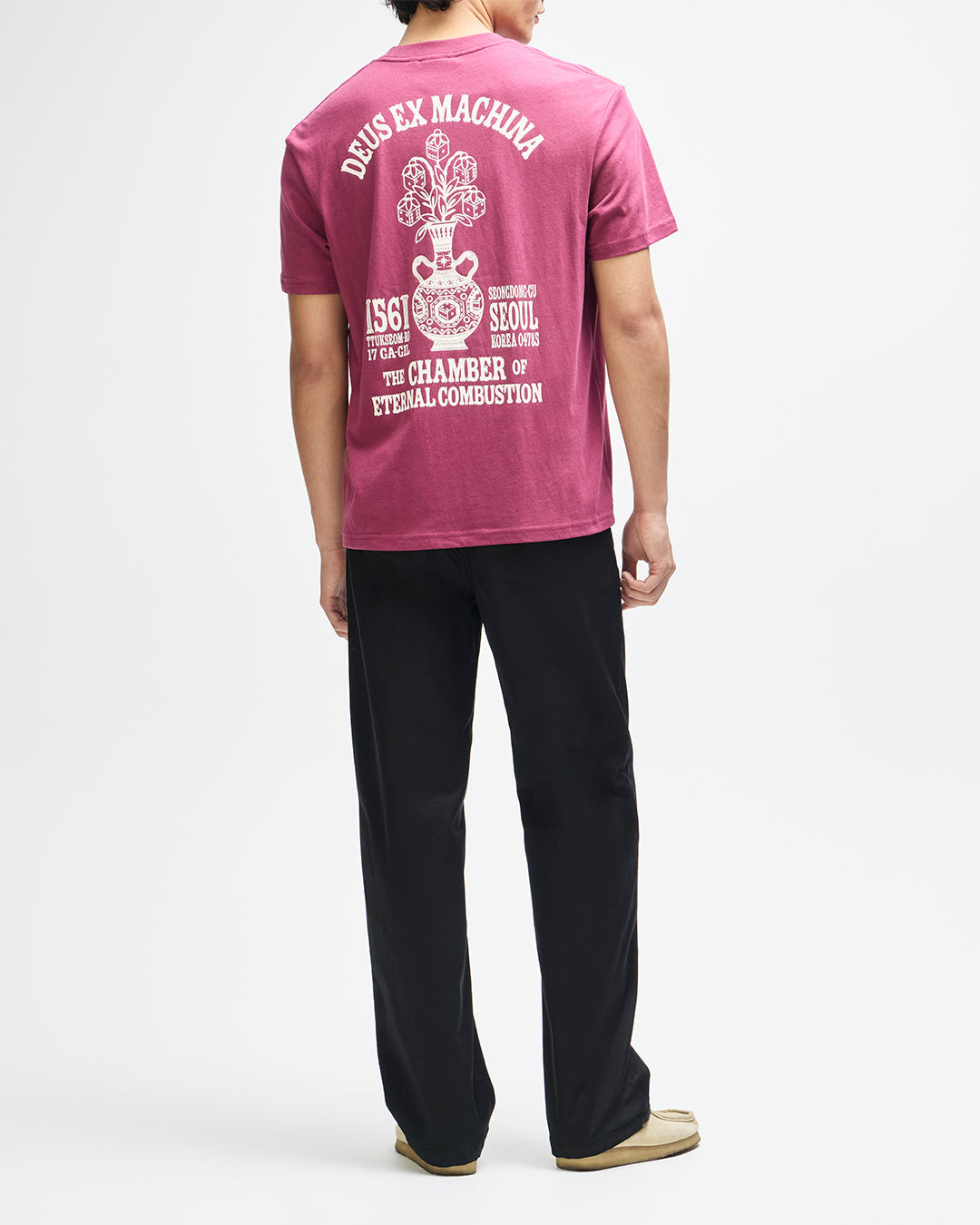 Seoul Ceramic Tee - Burgundy