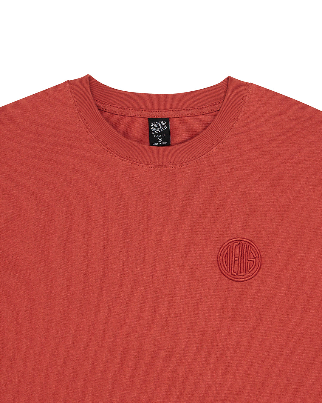 Pill Logo Tee Embroidered - Terracotta