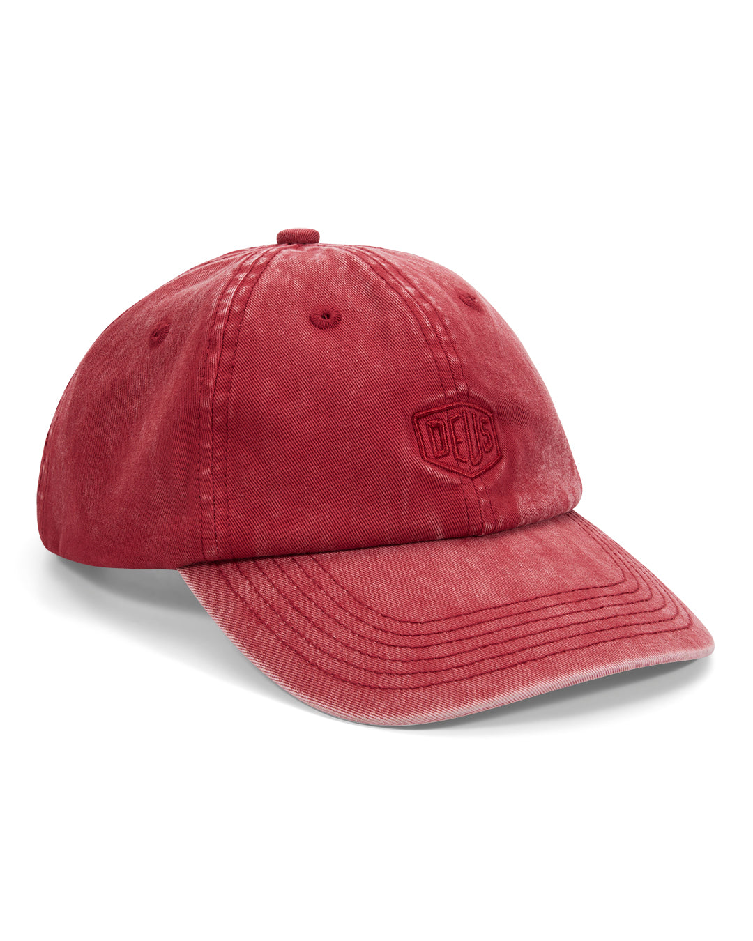 Shield Garment Dyed Dad Cap - Lava Falls Red
