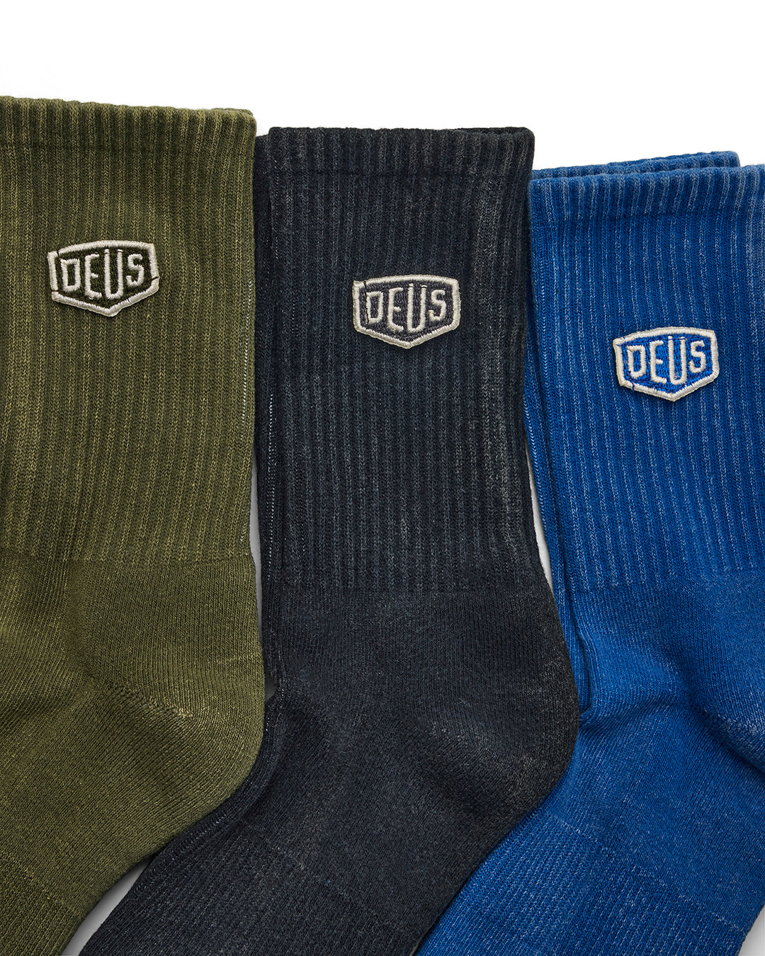 Shield Garment Dyed Sock - 3 Pack Multi