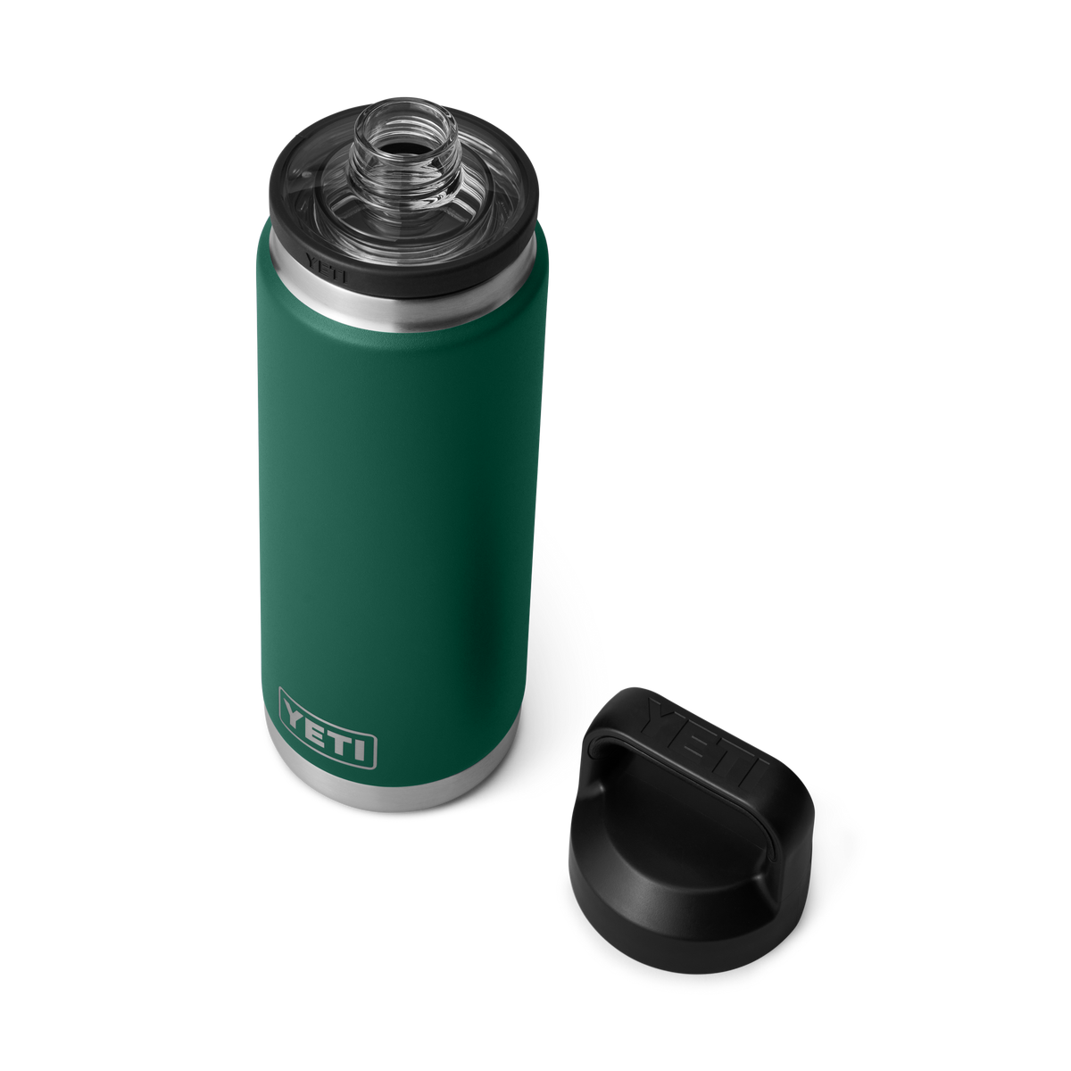 Rambler 26 oz Bottle with Chug Cap - Black Forest Green