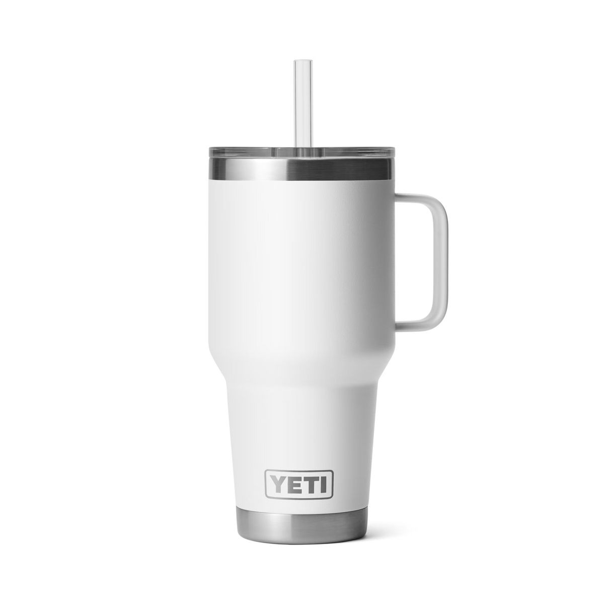 Rambler 35 oz Straw Mug - White