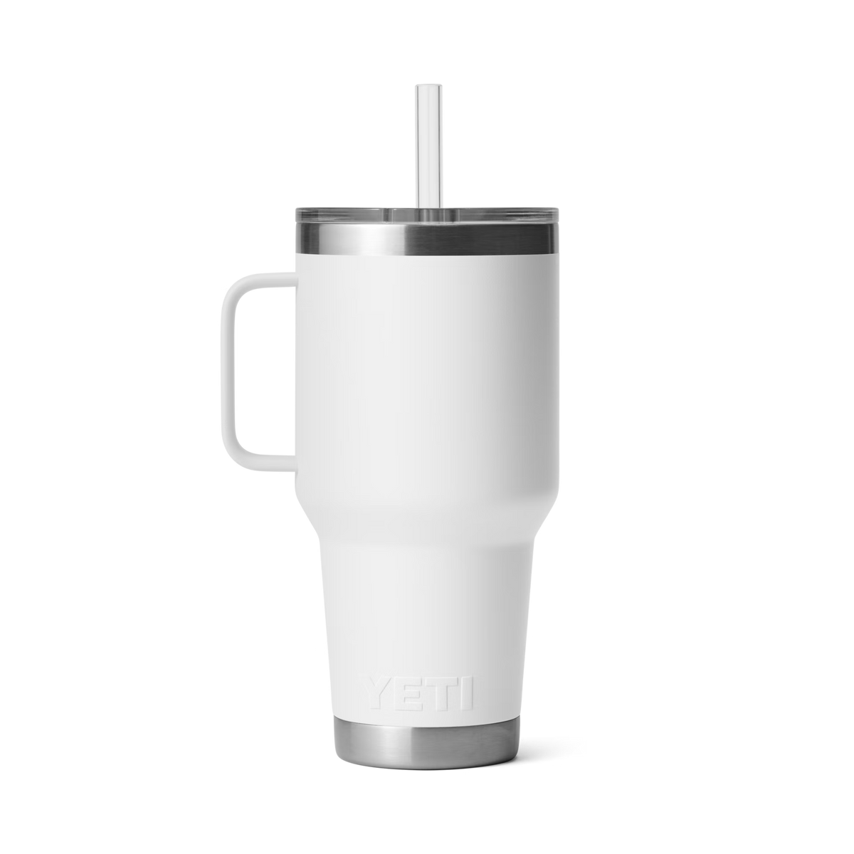 Rambler 35 oz Straw Mug - White