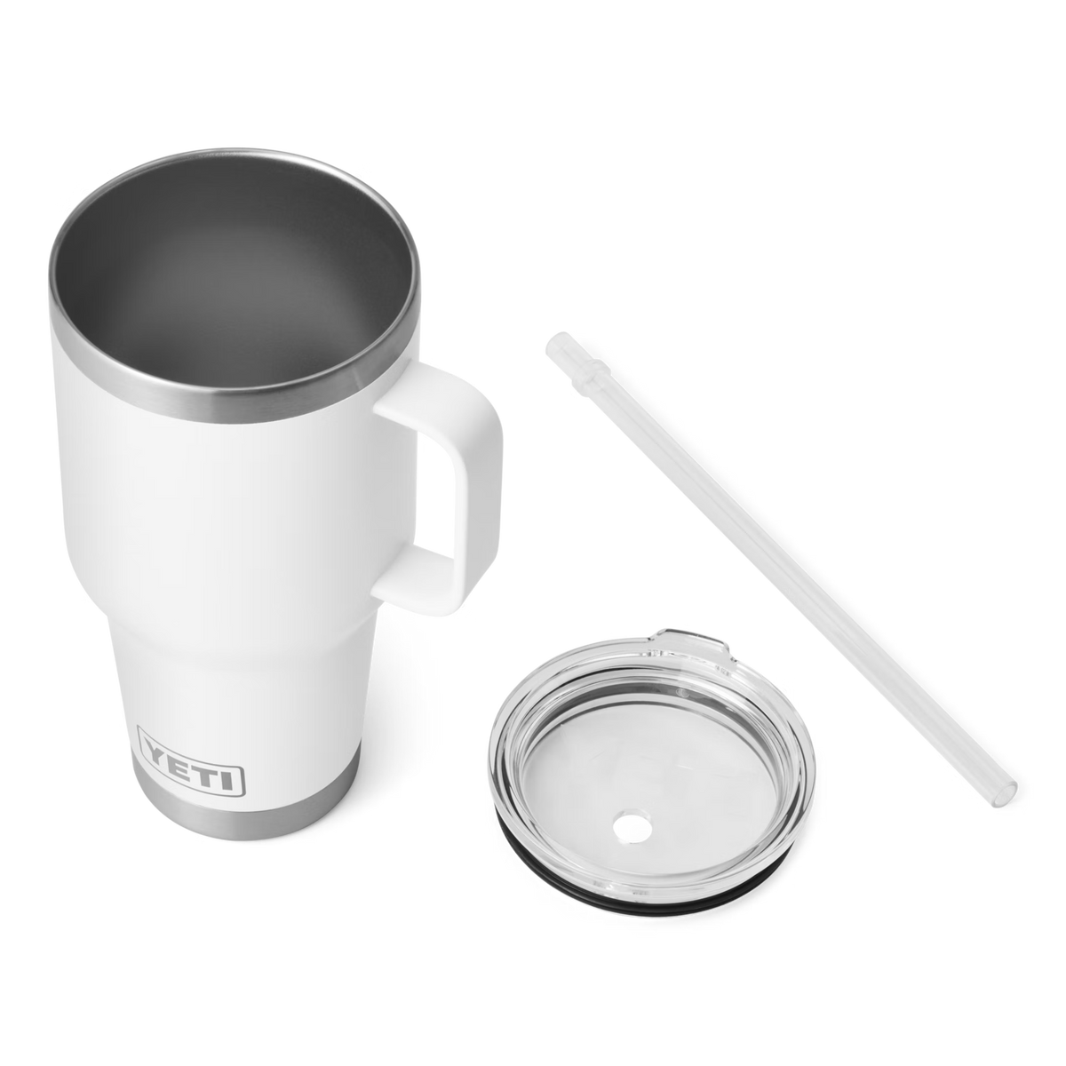 Rambler 35 oz Straw Mug - White