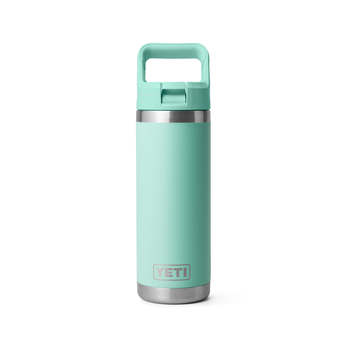 Rambler 18 oz Bottle with Straw Cap - Seafoam