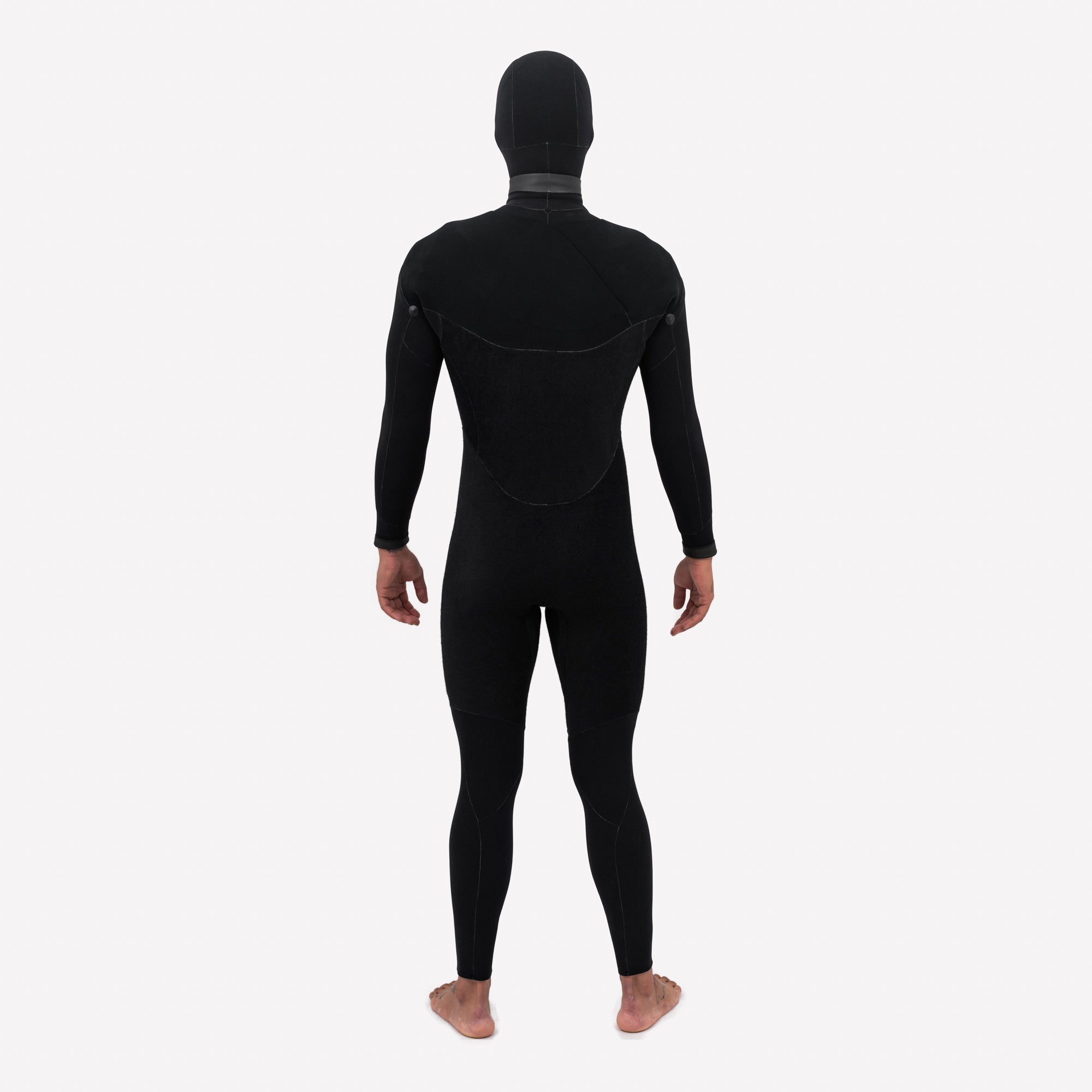 AAA x Axxe Wetsuit 5:4 hooded black FS