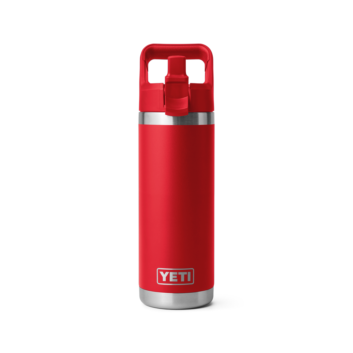 Rambler 18 oz Bottle with Straw Cap - Rescue Red