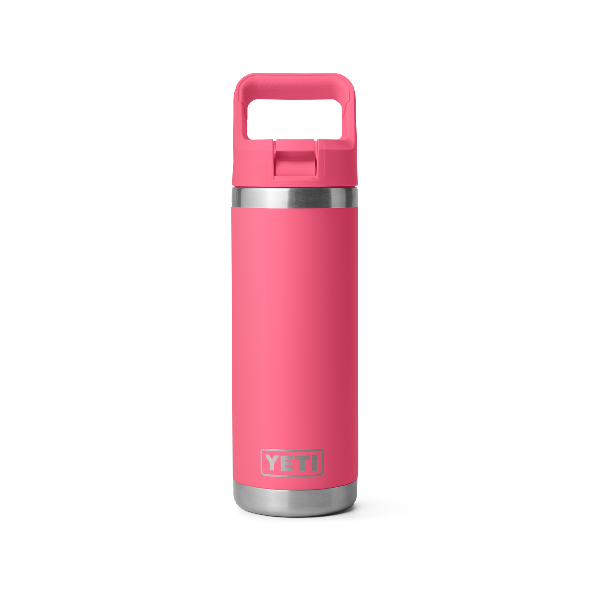 Rambler 18 oz Bottle with Straw Cap - Tropical Pink