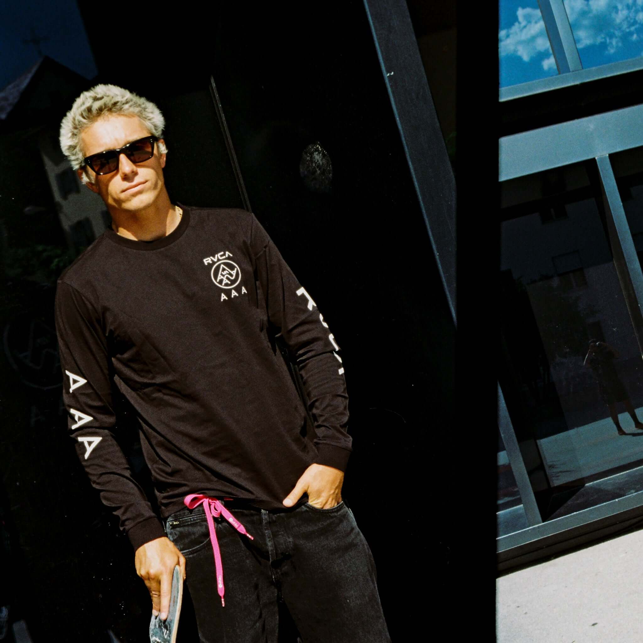 AAA x RVCA Longsleeve Tee